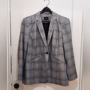Worthington Women's Glen Plaid Blazer Jacket Size XL
